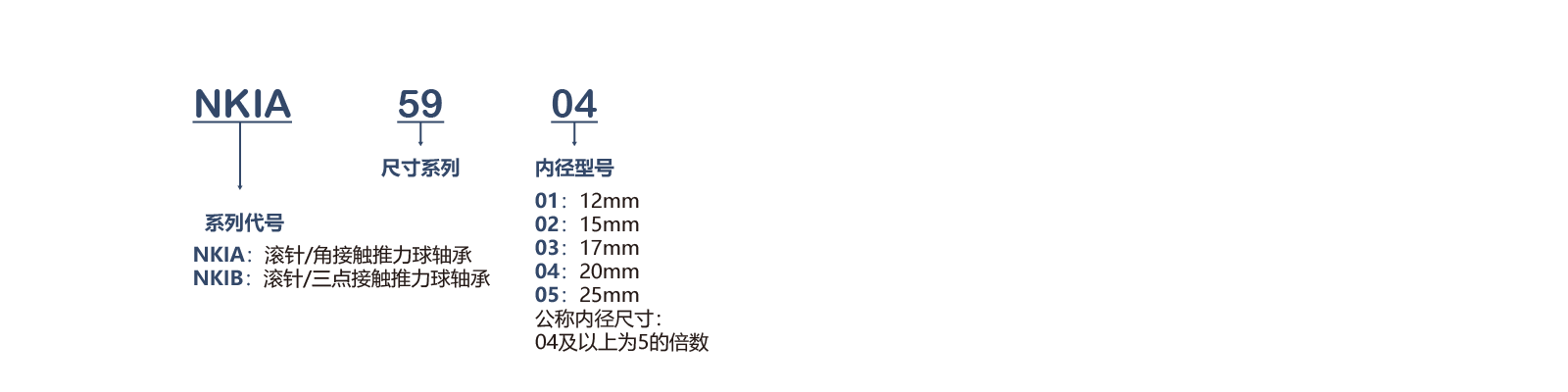 滚针+角接触球-NKIA/NKIB